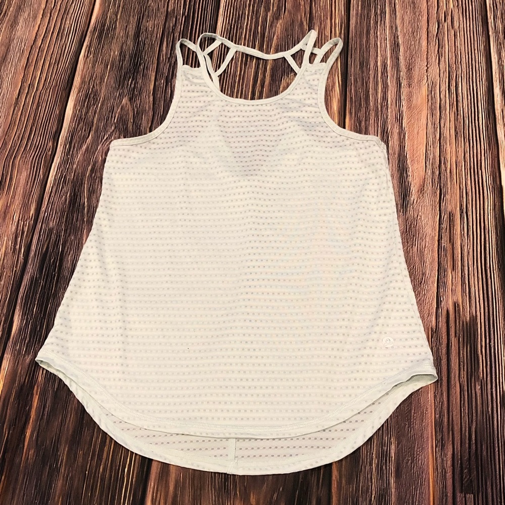 Apana XS baby blue tank - yoga tank
